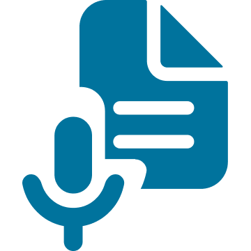 Speech to Report Icon